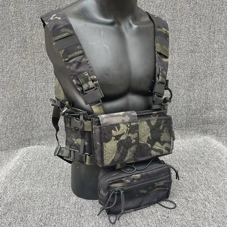 Chaleco táctico MK3 con sistema frontal modular