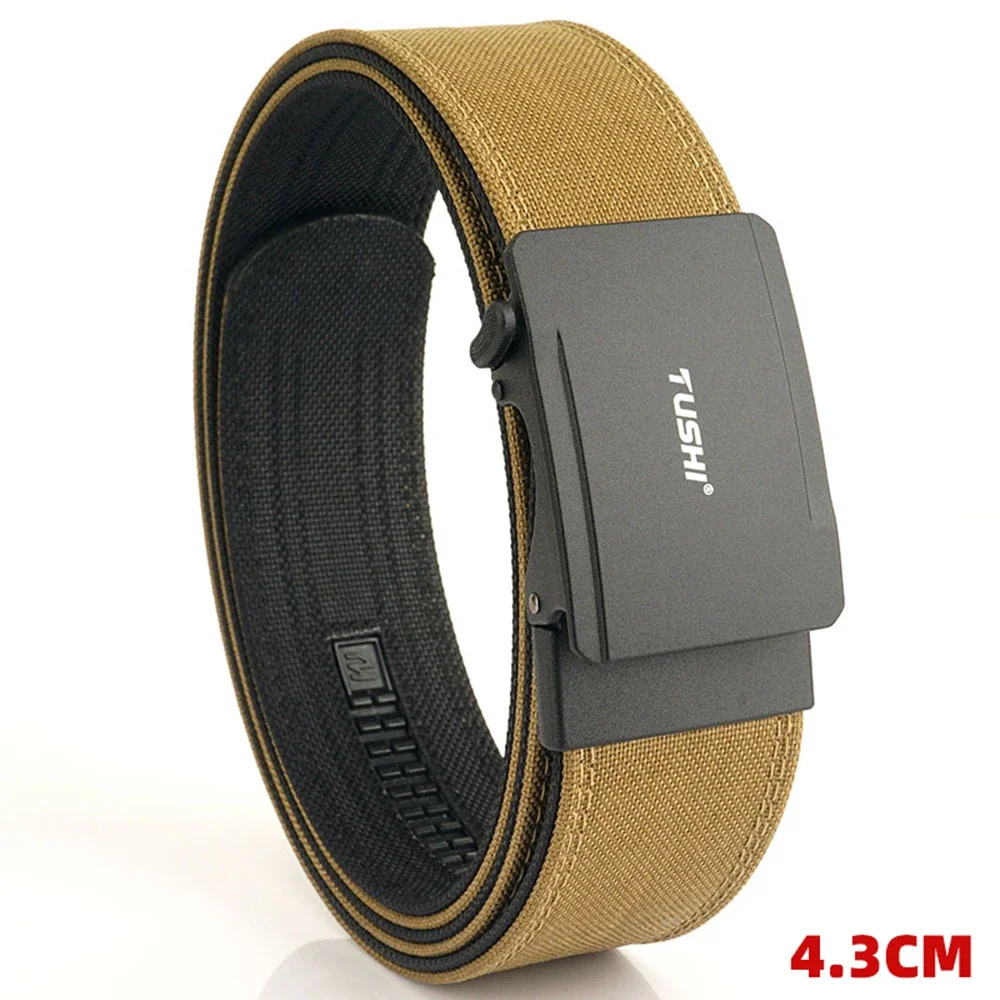 Cinturón táctico militar TUSHI nylon con hebilla automática metálica - imagen 2