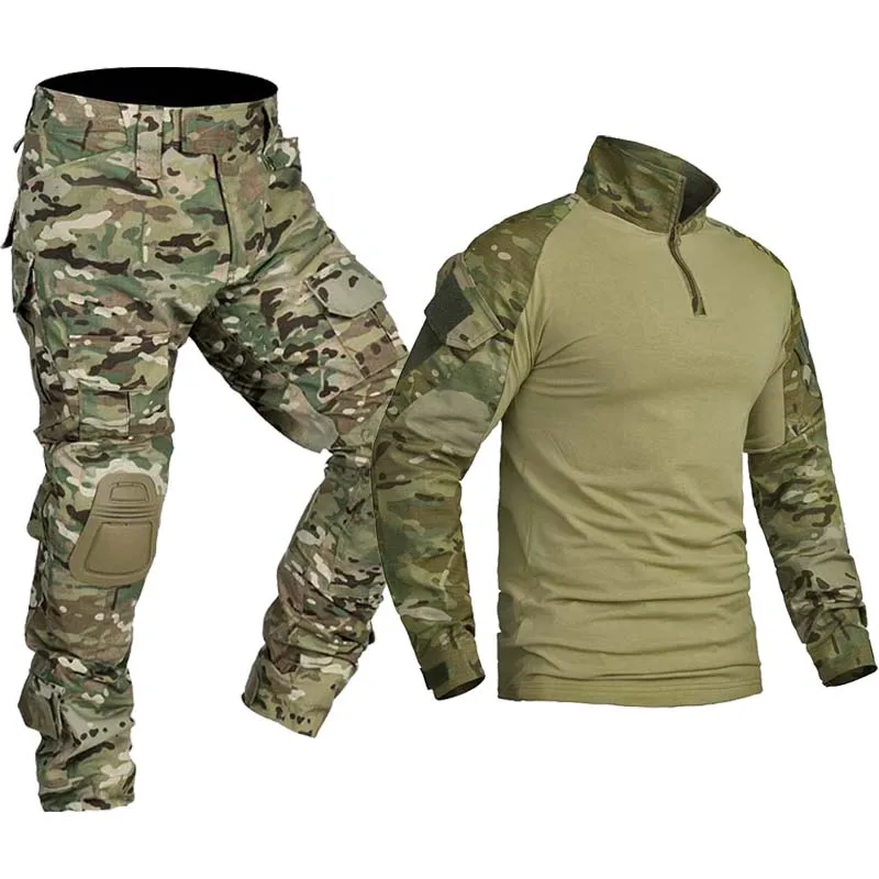Conjunto operativo transpiration para hombre – Pantalones de carga multibolseo - imagen 5