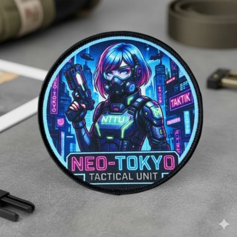 Parche militar anime con gancho y bucle para gorra o mochila - imagen 2
