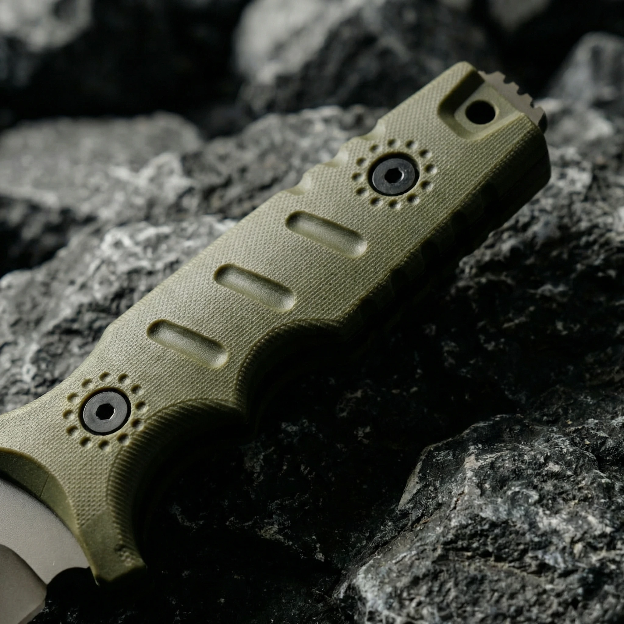 Cuchillo fijo acero alta calidad para exterior y emergencias - imagen 5