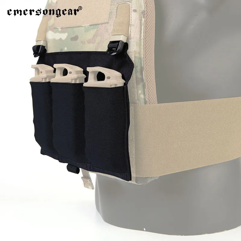 Emersongear Panel Frontal Táctico Triple Portacargadores M4 - Clip Rápido - imagen 4