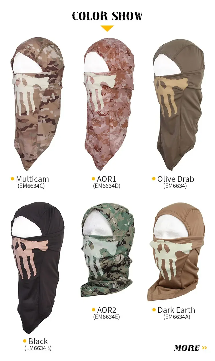Emersongear Ghost multi hood camuflaje