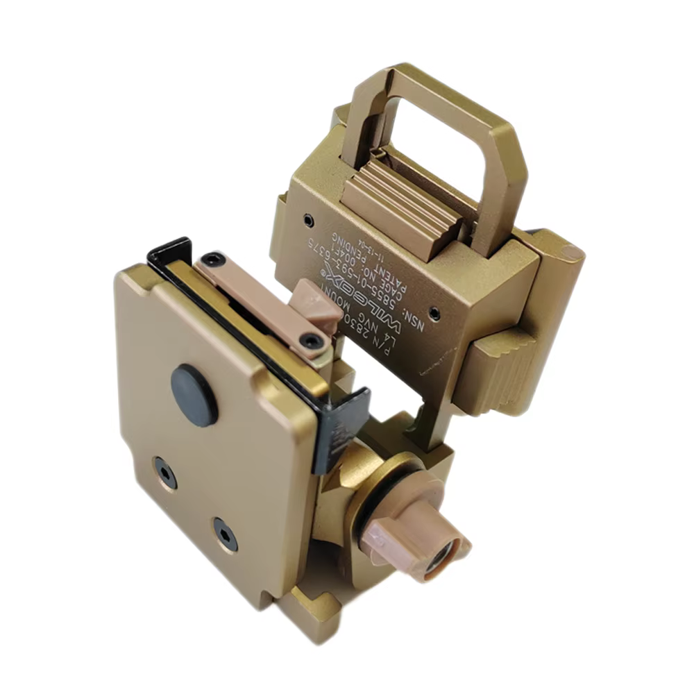 Soporte Wilcox metal gafas visión nocturna NVG – desmontaje rápido - imagen 4