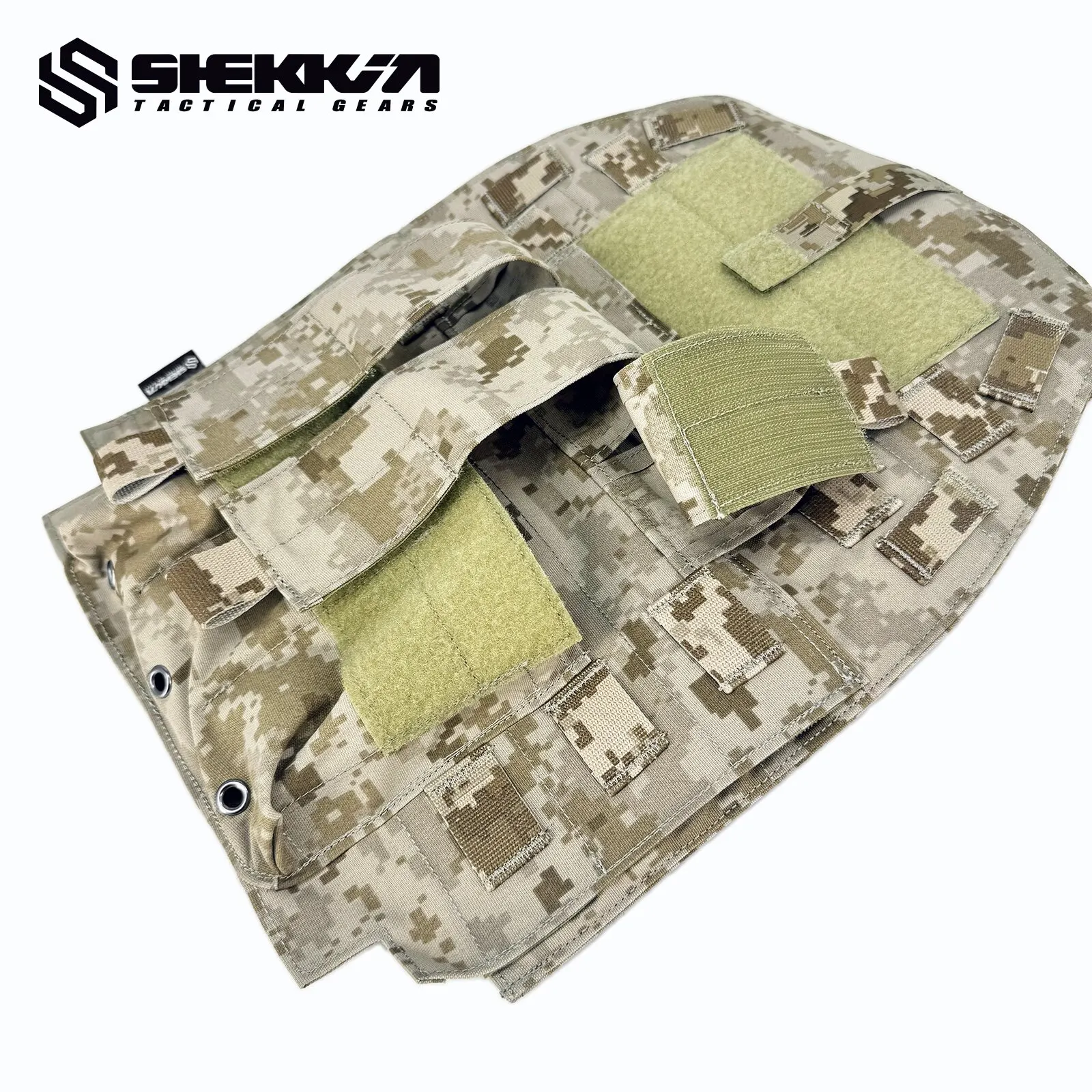 Shekkingears LBT 6094K placa frontal MOLLE para chaleco táctico AOR1 - imagen 4