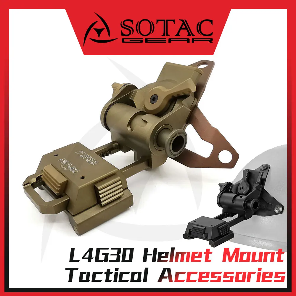 Soporte adaptador SOTAC para montaje en casco táctico militar