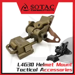 Soporte adaptador SOTAC para montaje en casco táctico militar