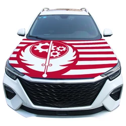 Vault Brotherhood Of Steel cubierta capó motor con bandera decoración