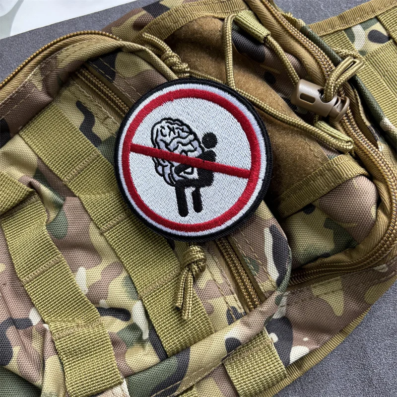 Parche táctico divertido con gancho y bucle para mochila y brazalete
