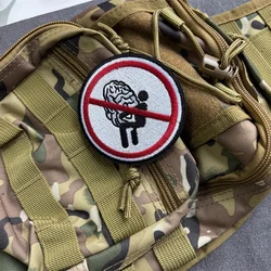 Parche táctico divertido con gancho y bucle para mochila y brazalete