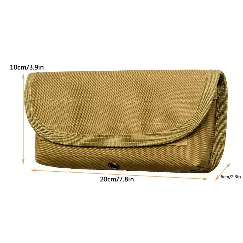 Bolsa táctica con sistema MOLLE para transporte compacto