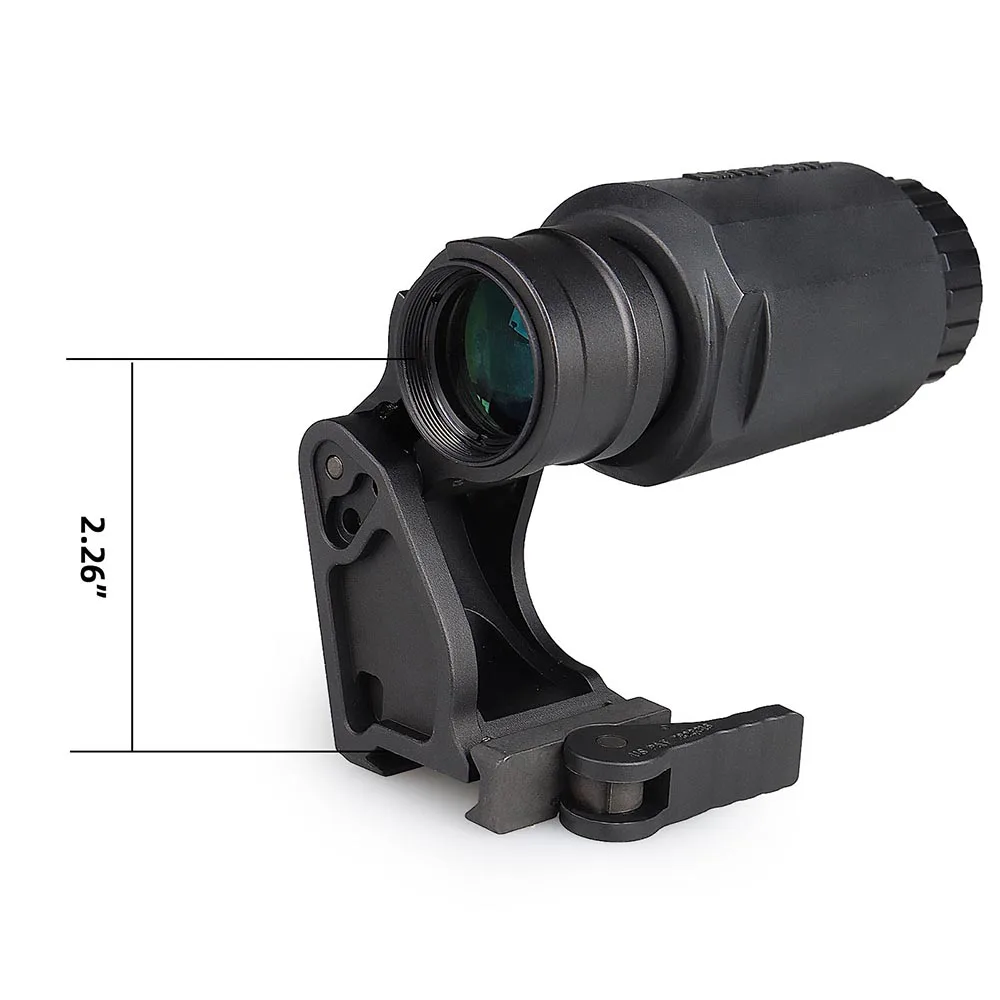 Mira telescópica PPT airsoft, a prueba de golpes robustos e impermeable