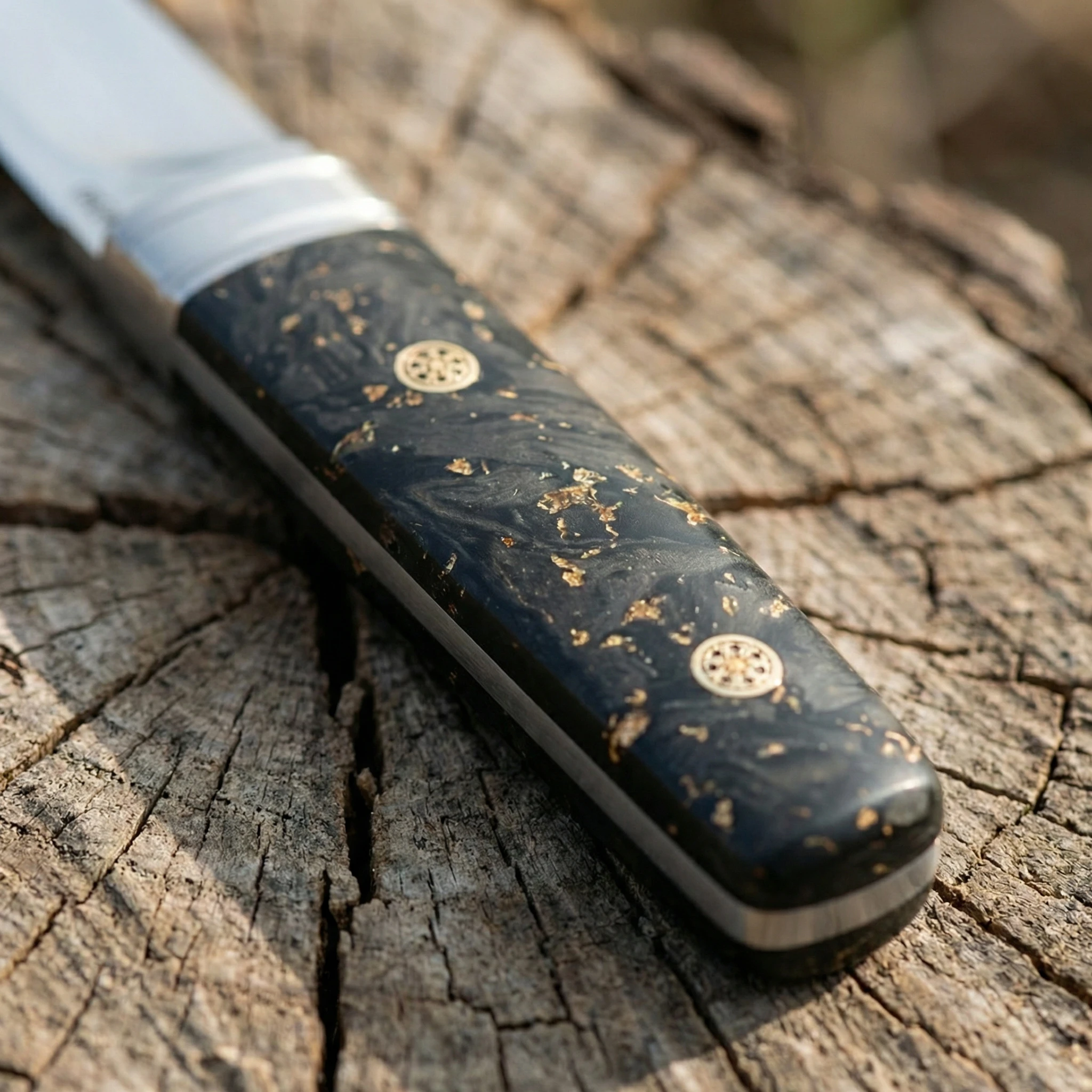 Cuchillo fijo para camping y supervivencia con funda