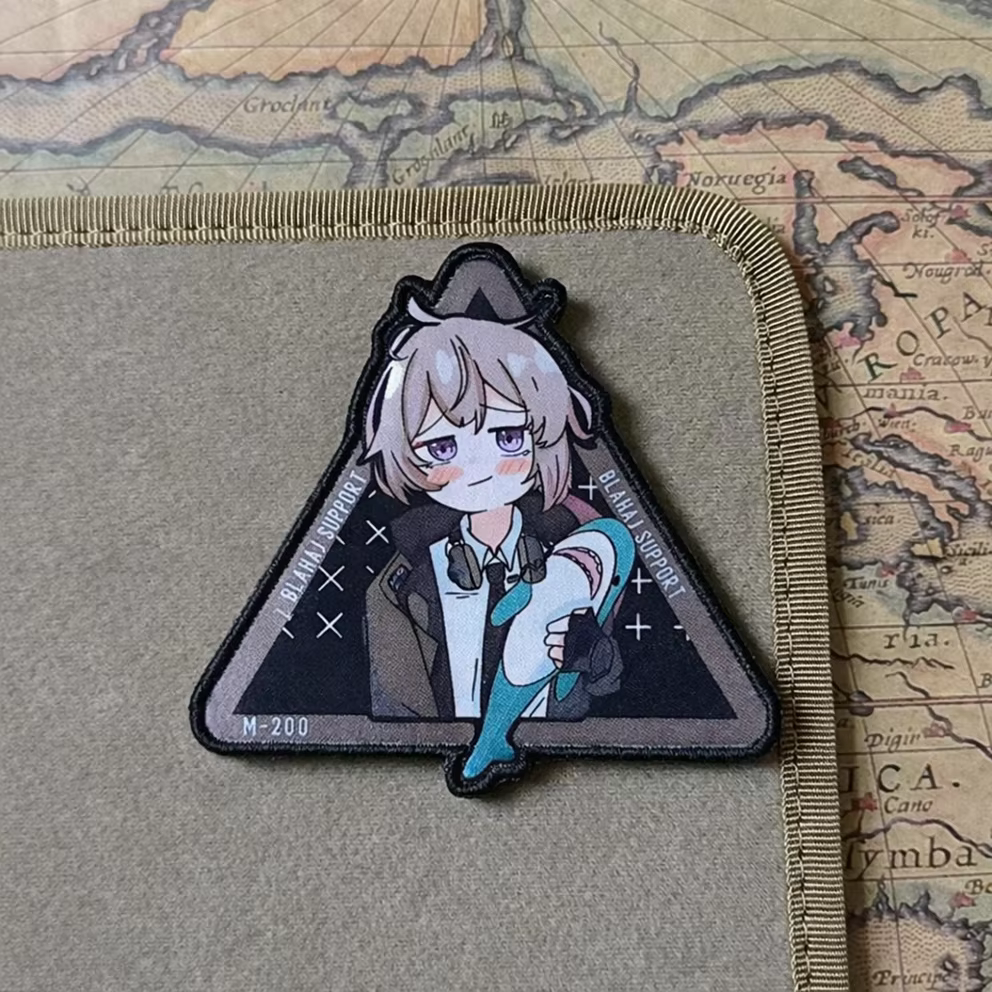 Parche Girl Frontline M200 en estilo bidimensional