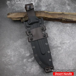 Cuchillo de caza hoja fija LENGREN con funda Kydex