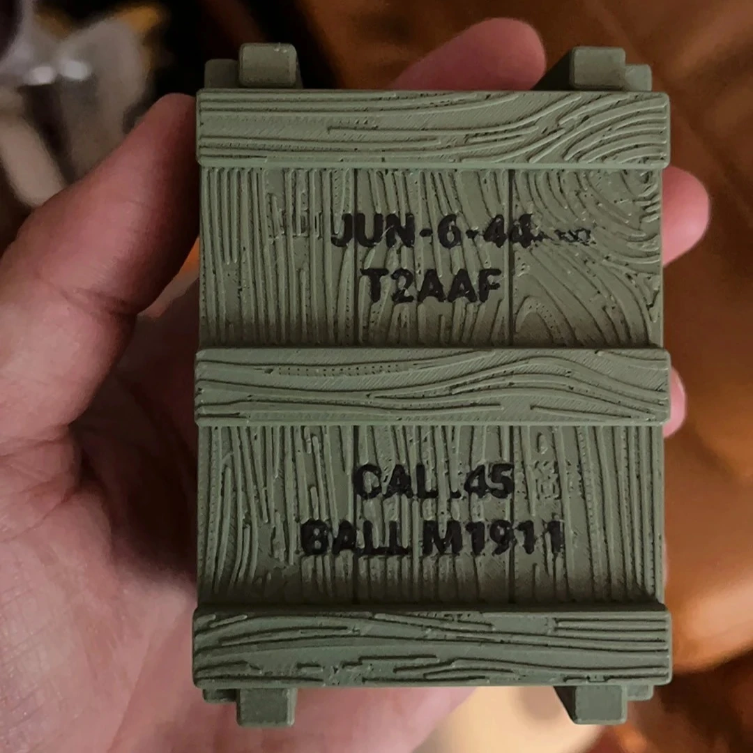 Caja de municiones WWII 3D impresa para almacenamiento táctico - imagen 2