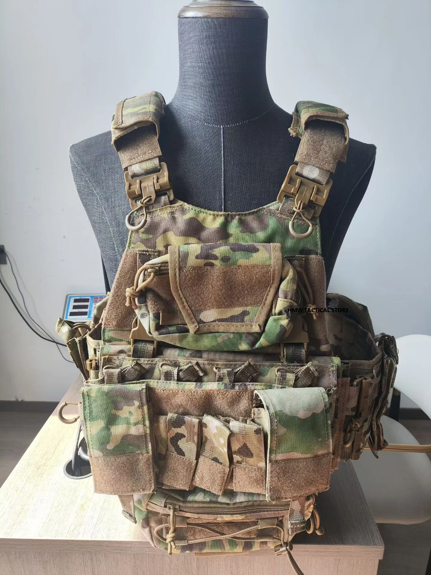 Chaleco táctico caza exterior camuflaje liberación rápida multifuncional - imagen 4