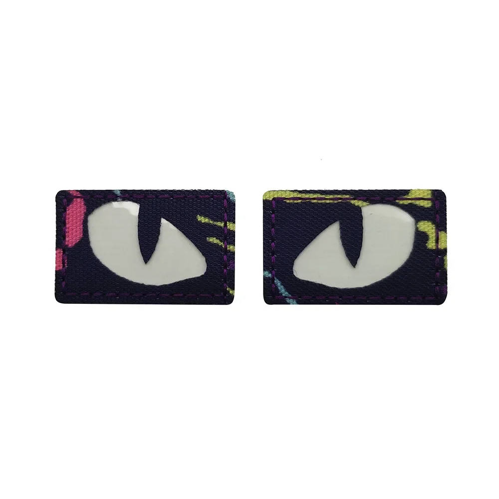 Parche reflectante ojo de gato táctico adhesivo para MOLLE y velcro - imagen 5
