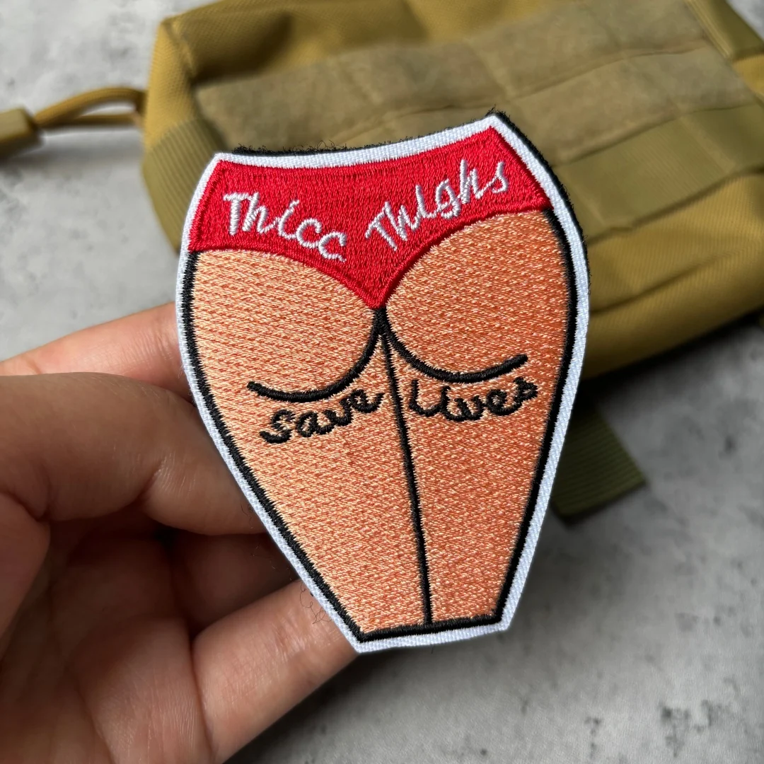 Parche táctico bordado punk biker moral con velcro para mochila - imagen 5