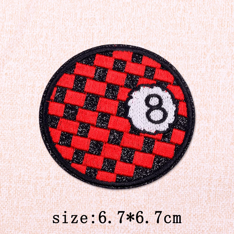 Parche bordado de llama fútbol y billar estilo Y2K para ropa mochila - imagen 3