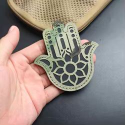 Parche táctico reflectante de Velcro Camuflaje Láser Fátima
