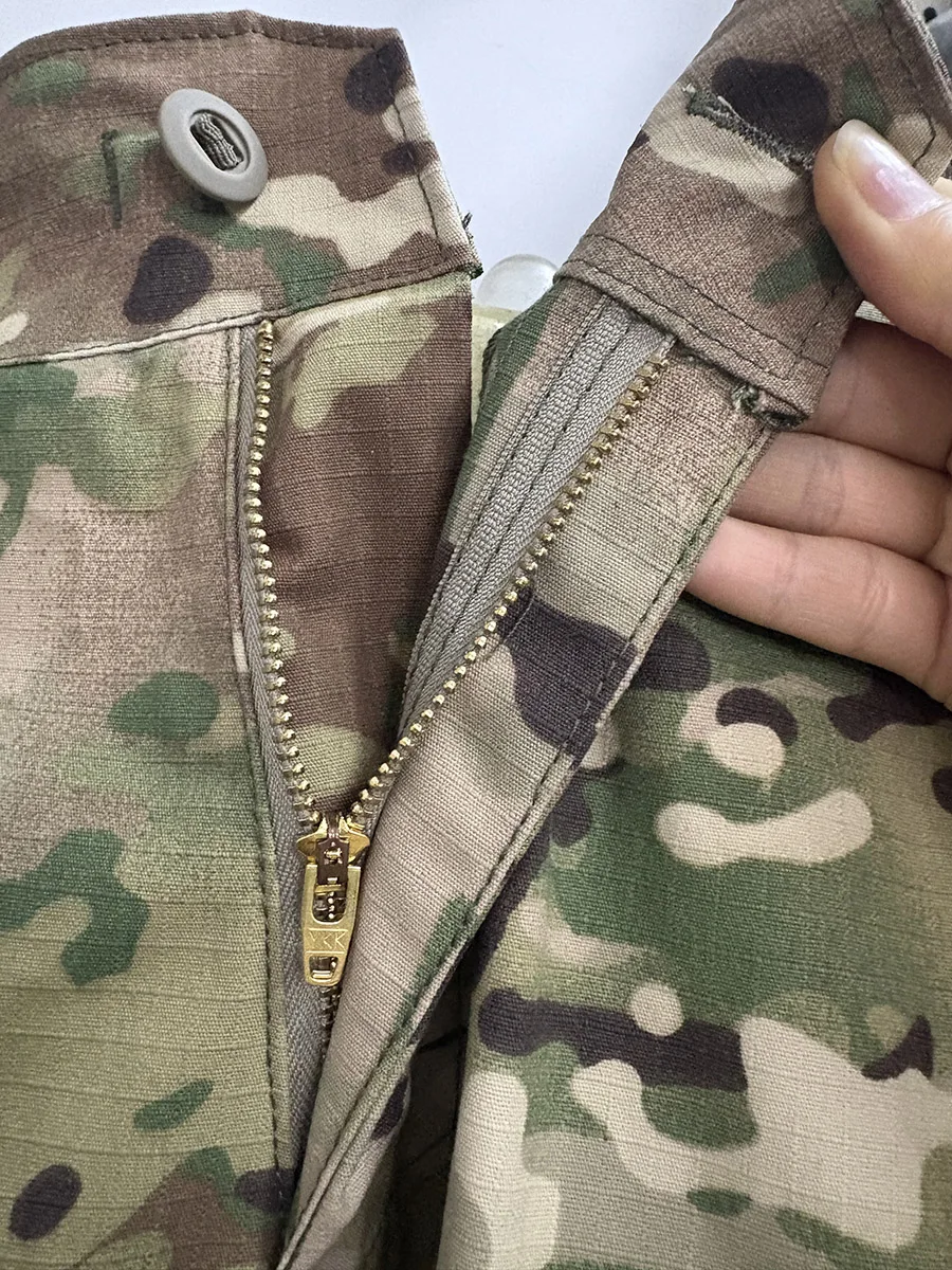Pantalón táctico Multicam verde elástico y transpirable verano - imagen 4
