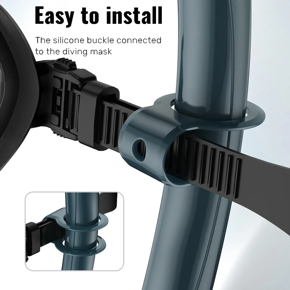 Máscara de snorkel profesional adultos – Kit completo con bolsa impermeable - imagen 5