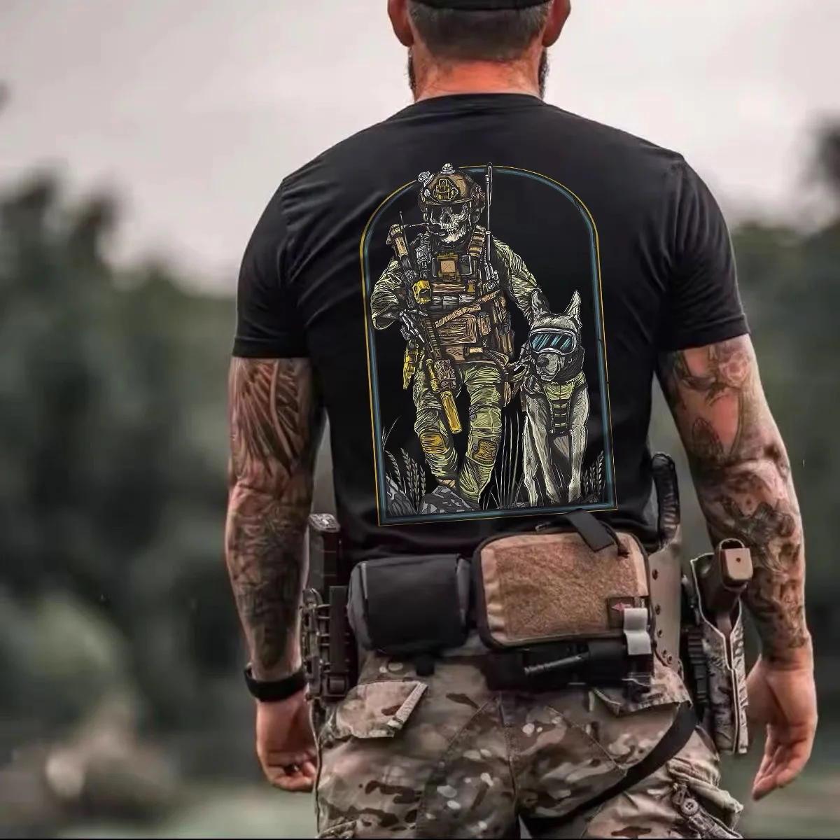 Camiseta táctica Hardman Club Recon Trooper militar de verano - imagen 2