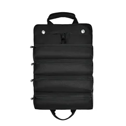 Bolsa organizadora de herramientas enrollable de lona con cremallera