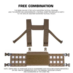 Chassis III Micro Fight chaleco táctico MOLLE para cargadores Airsoft