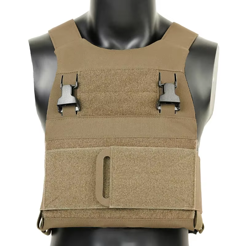 Chaleco táctico baja visibilidad airsoft portaplacas liberación rápida - imagen 3
