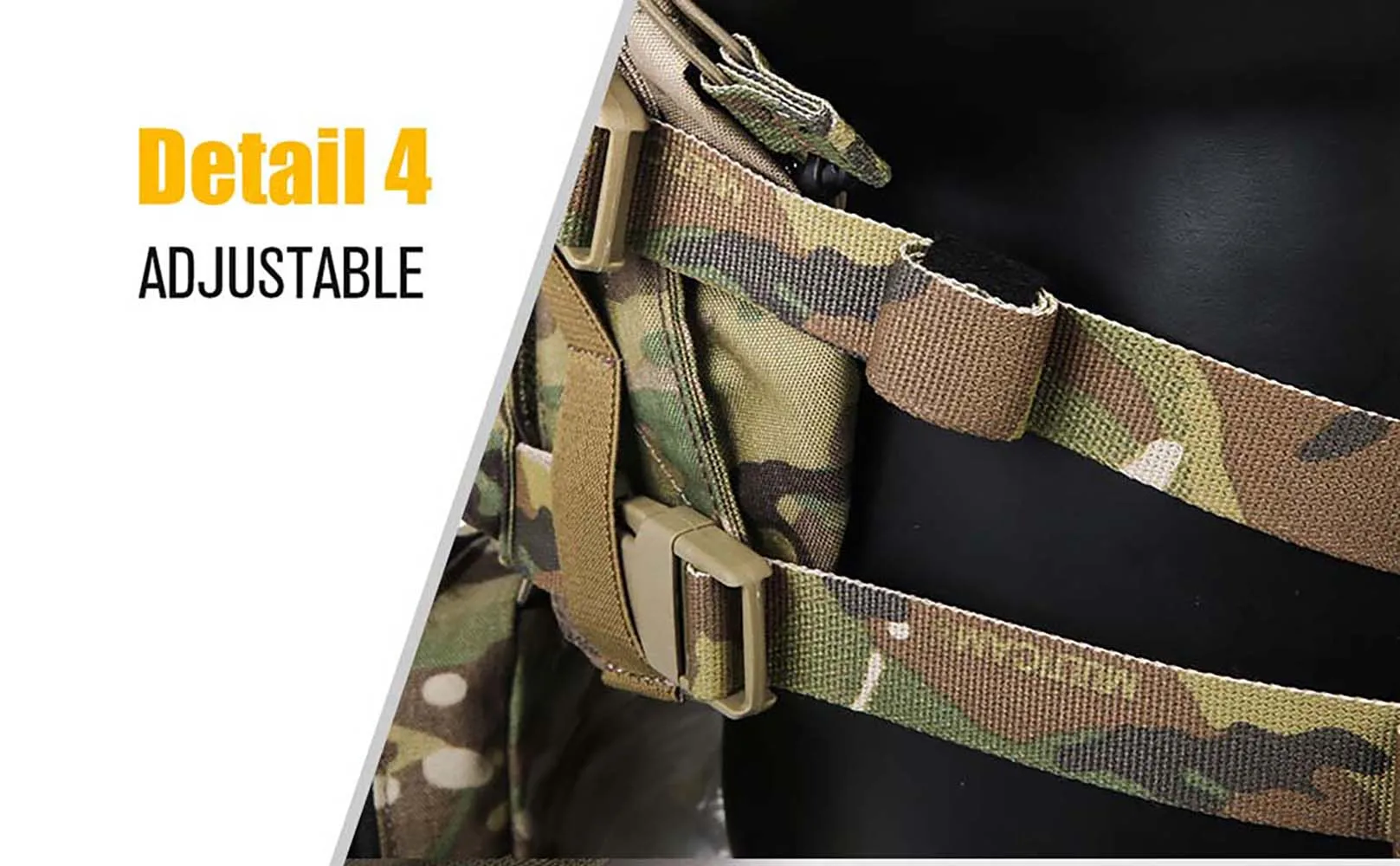 Combat Molle MK3 – Arnés táctico modular para airsoft - imagen 5
