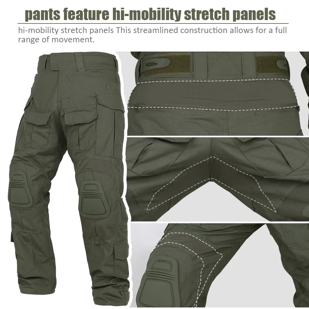 Pantalón táctico cargo Multicam elástico ajustable Gen3 hombre - imagen 4