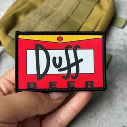 Parche táctico Duff de gancho y bucle impreso para mochila y ropa