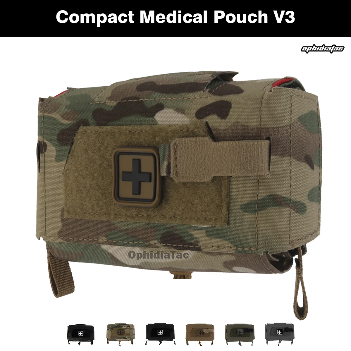IFAK V3 Bolsa Primeros Auxilios MOLLE 1000D Nylon Apertura Rápida - imagen 5