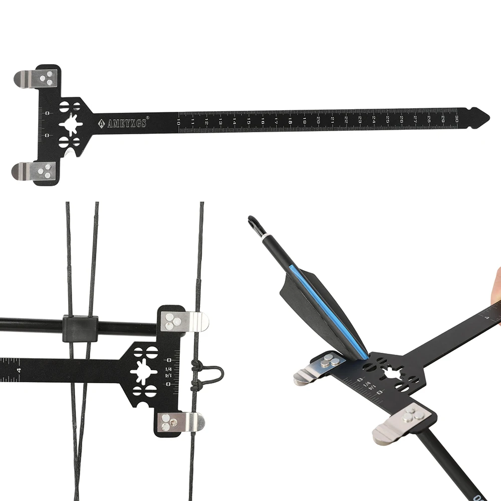 Herramienta T-square para tiro con arco: ajuste del nock