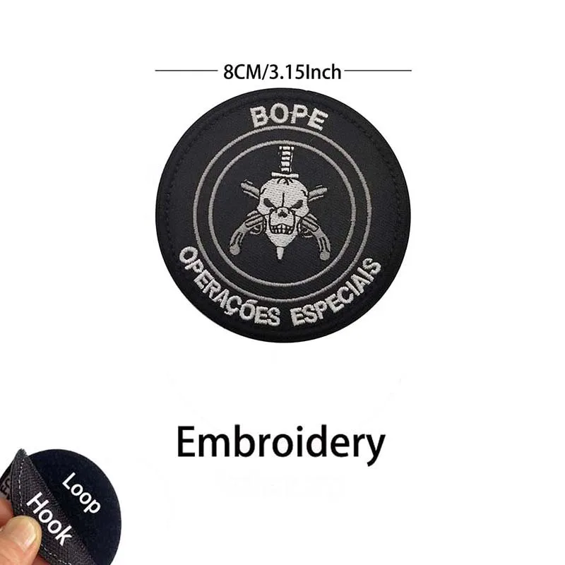 Detalle del emblema táctico