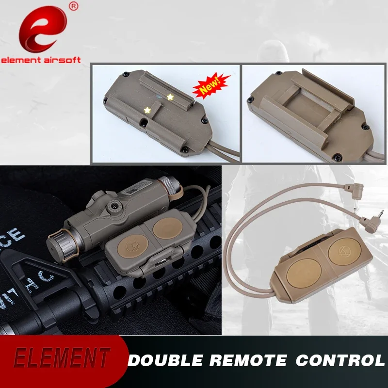 Cable Interruptor Presión Táctico Element EX177 Dual para PEQ-15/16 – Arena - imagen 4
