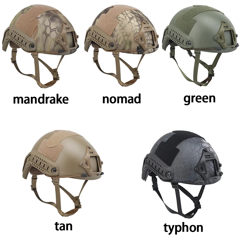 Casco táctico quick release liberación rápida con visor visión nocturna - imagen 2