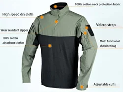 Camiseta Ripstop con cremallera frontal ultraligera transpirable
