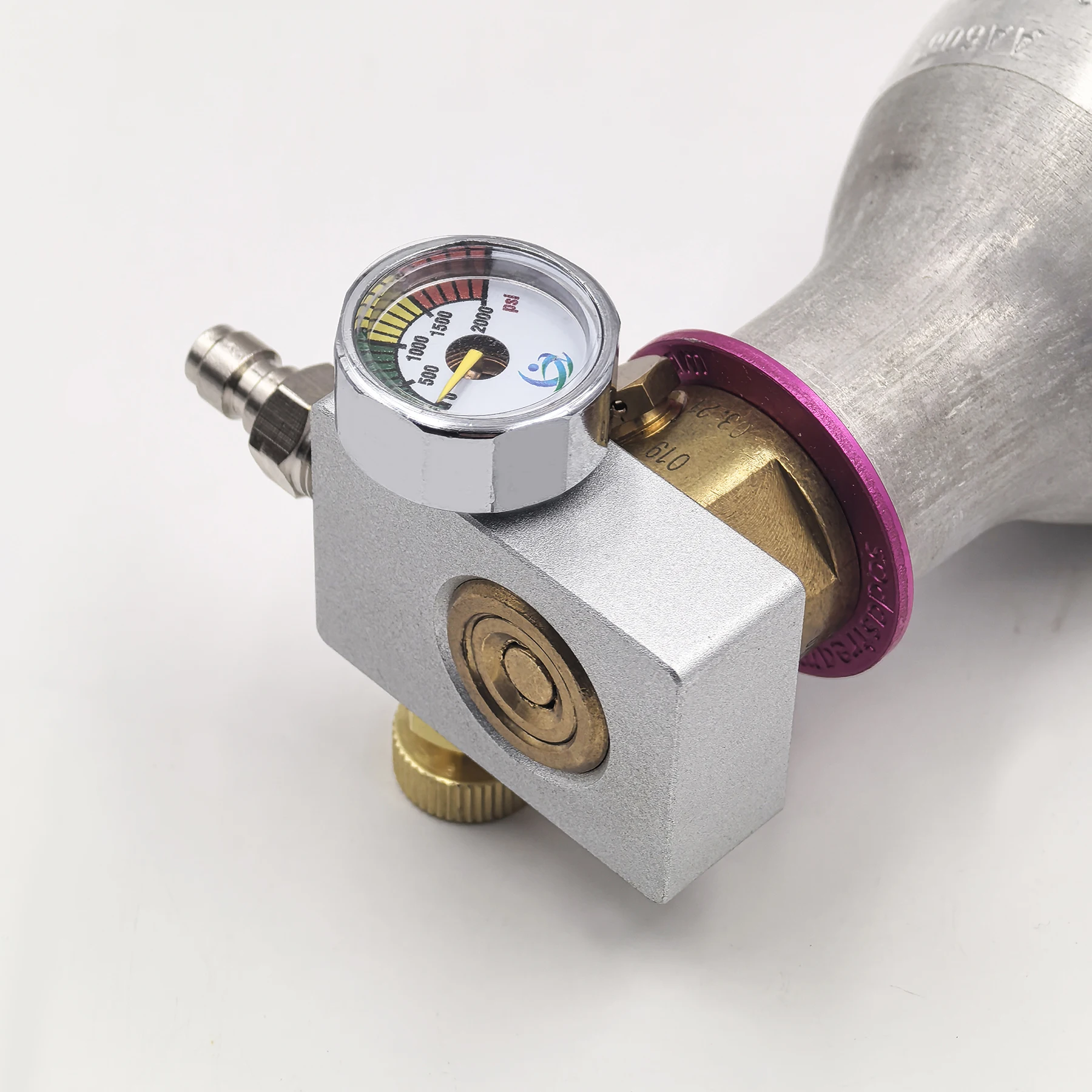 Adaptador llenado cilindro CO2 DUO Terra Gaia con manguera y estación - imagen 5