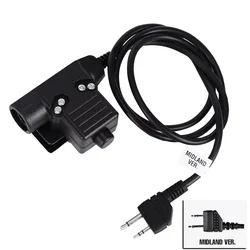Adaptador PTT U94 para radios Icom Kenwood Motorola Midland