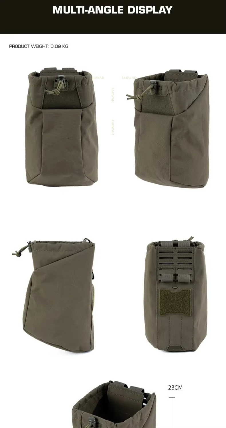 Detalle de la bolsa utilitaria táctica