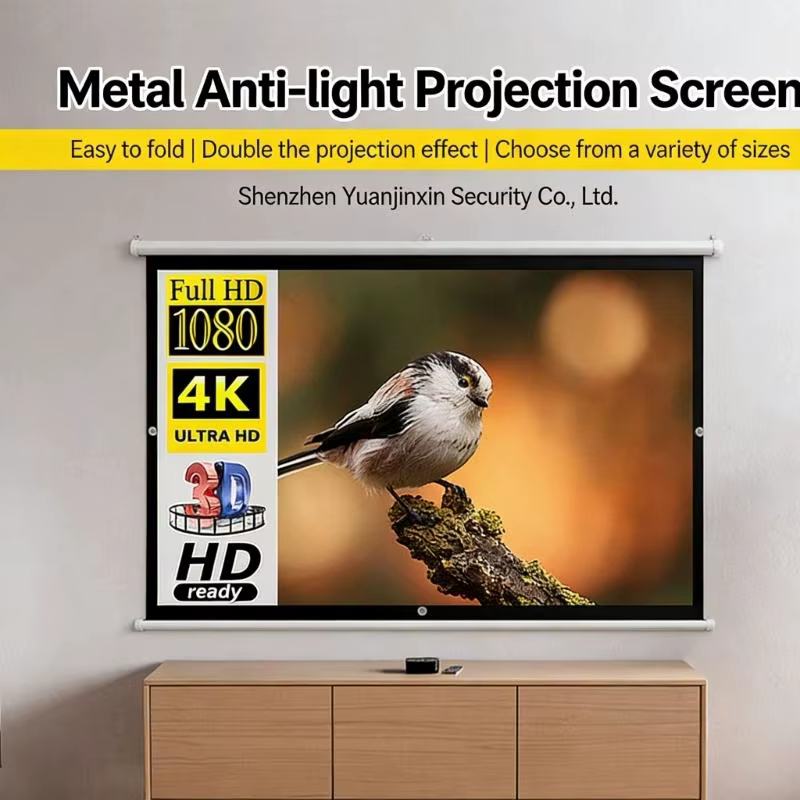 Pantalla de proyección metal recubierta 16:10 para interior y exterior