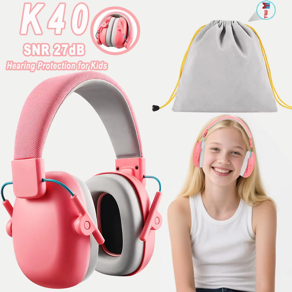 Orejeras antiruido infantiles con diadema ajustable