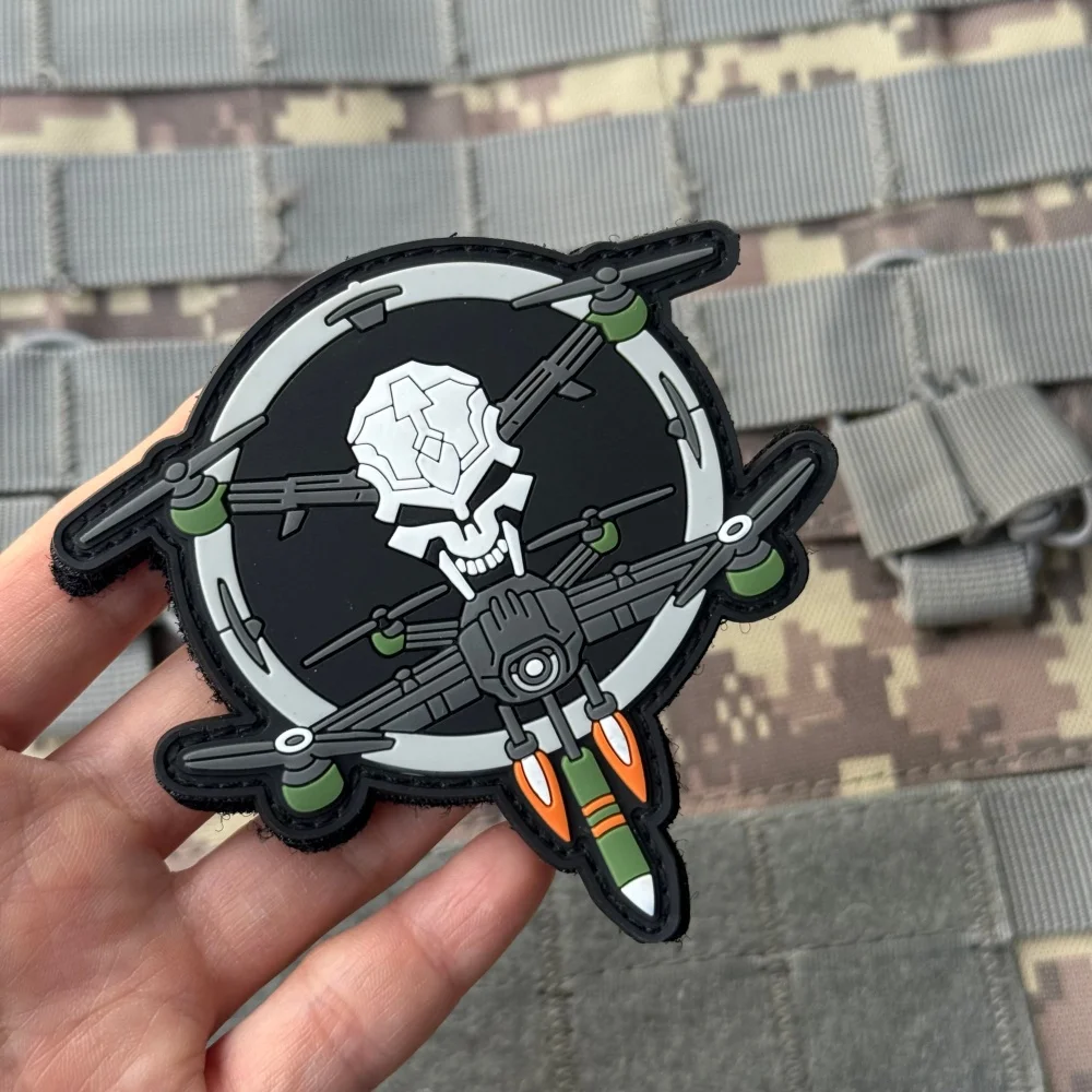 Ronin Warrior parche táctico PVC gancho y bucle para ropa mochila - imagen 2