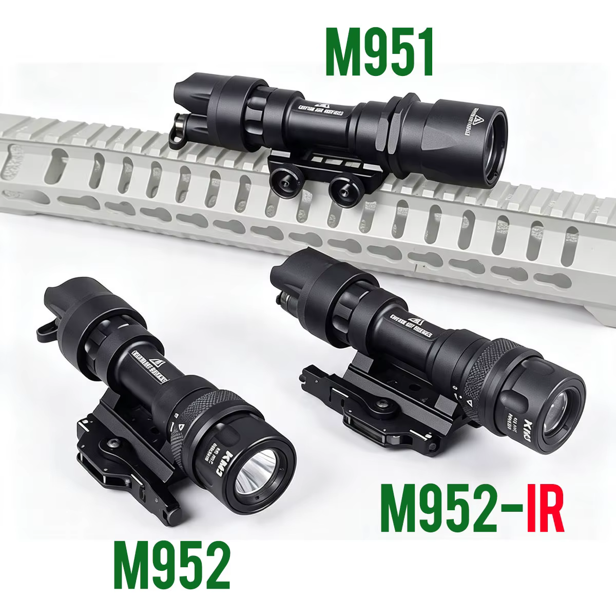 Linterna Táctica SureFire M952 IR QD con Montaje Rápido