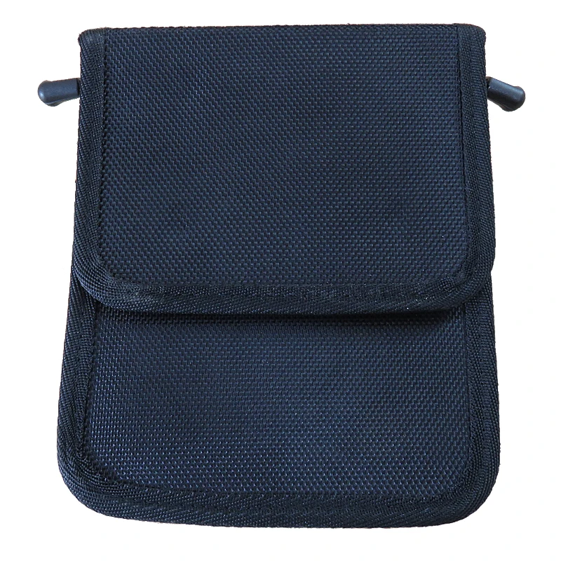 Cinturón táctico negro multifuncional con bolsa para patrullaje - imagen 3