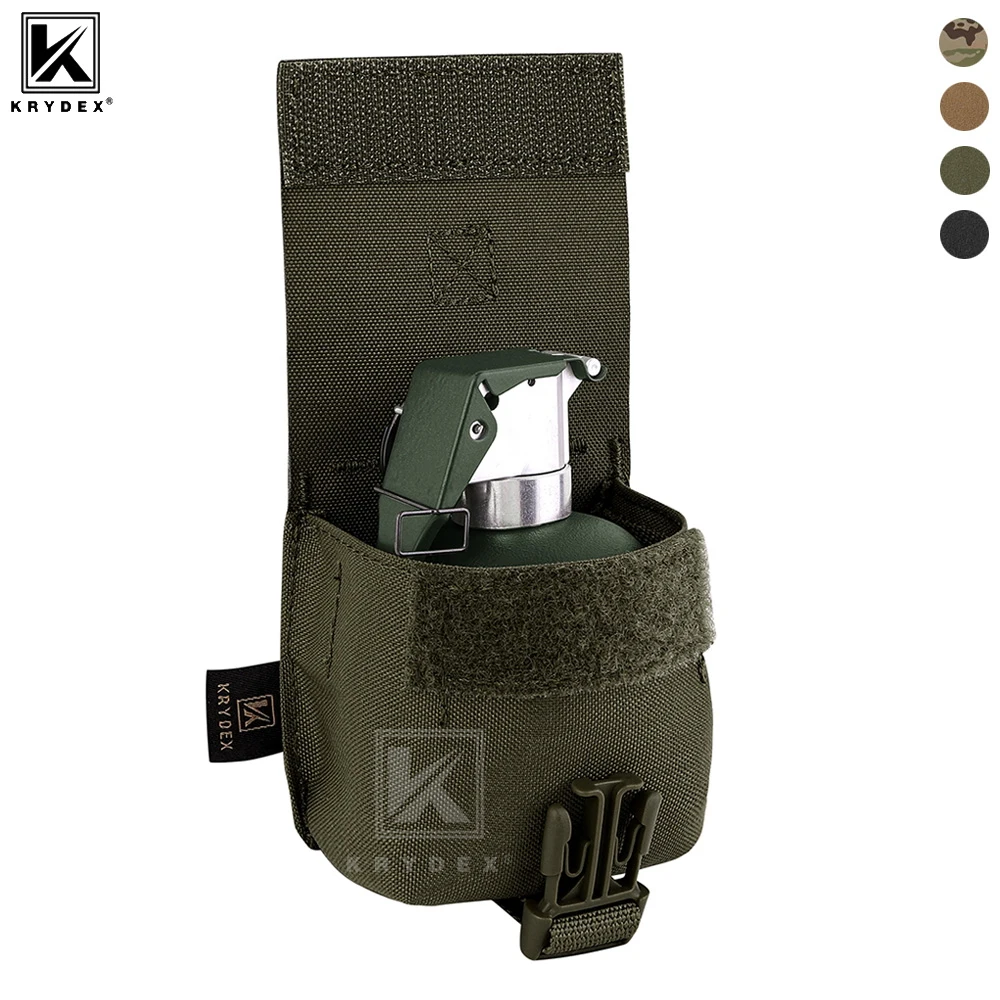 KRYDEX Bolsa táctica MOLLE Frag Grenad para EDC y cinturón