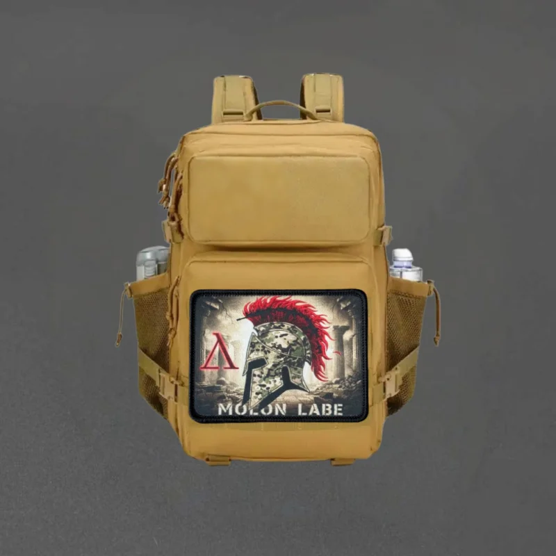 Spartan parche táctico camuflaje calavera con velcro para mochila